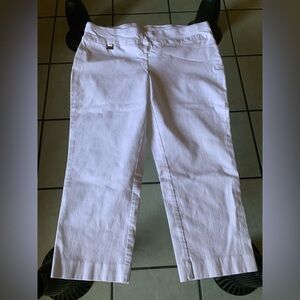 Alfani White Capris